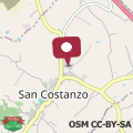 Mapa Gorgeous Apartment In San Costanzo With Wifi