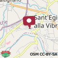 Map Cozy Home In St,egidio Alla Vibrata