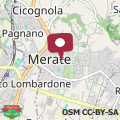 Mappa Merate - historic center