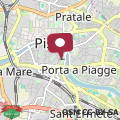 Mapa Ampio appartamento in centro a Pisa