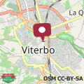 Mapa Antica Residenza del Corso Viterbo appartamento Vittorio Emanuele