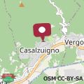 Mapa Antico Borgo Sanda Lago Maggiore