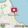Mapa Antony Mondello Guest House, appartamento a 1 minuto a piedi dalla spiaggia di Mondello