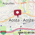 Map Aosta Centre Apartments - Martinet 17