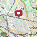 Mappa Aparthotel Dergano 2 near metro stop