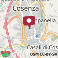 Mapa Apartment 50 m² in Cosenza with wifi and air conditioning