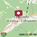 Mapa Apartment Anita Campitello di Fassa