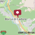 Mapa Apartment Borca di Cadore