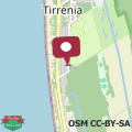 Map Apartment by the sea in Tirrenia