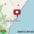 Map Apartment Cala Gonone Beach