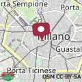 Mapa Apartment Center Milano