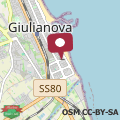 Map Apartment Giulianova Sea Side by Interhome