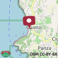 Map Apartment in a villa in Citara Bay, Casa Rosada