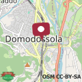 Map Apartment in Domodossola next to the station