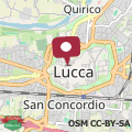 Map Apartment in Lucca with Private Courtyard