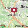 Mapa Apartment in Siena with private parking