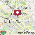 Map Apartment in the center of Sassari - Largo 18