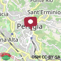 Map Apartment in the historic center of Perugia