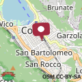 Map Apartment in the old town of Como