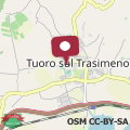 Map Apartment in Tuoro sul Trasimeno with pool