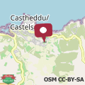 Map Apartment in with swimming pool and sea view