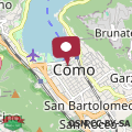 Map Apartment Juvara in the hearth of Como