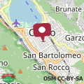 Map Apartment La Trave in Como city center