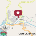 Mapa Appartamenti bilocali 4 posti Bosa