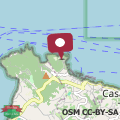 Map Appartamenti Miramare in Collina