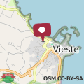 Map Appartamenti per Vacanza Manfredi Vieste, vista mare con parcheggio