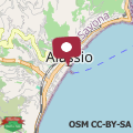 Mapa Appartamenti sul mare Alassio