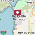 Mapa Appartamento a Baia Santa Reparata