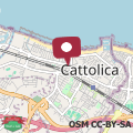 Mapa Appartamento a Cattolica