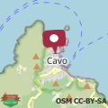 Map Appartamento a Cavo sul mare