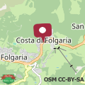 Mappa Appartamento a Costa di Folgaria