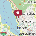 Mappa Appartamento a Lecco sul Lago di Como