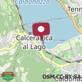 Map Appartamento al Sole Calceranica al Lago Ospitar