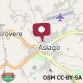 Mapa Appartamento Asiago centro