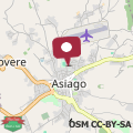 Map Appartamento Asiago - Residence Grassana - a pochi passi dal centro