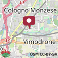 Mappa Appartamento con terrazzo privato Milano San Raffaele - Vimodrone