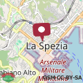 Map Appartamento Byron La spezia centro parco cinque terre