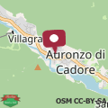 Mapa Appartamento Centrale Auronzo