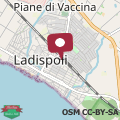 Map Appartamento Centrale Ladispoli