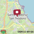 Map Appartamento centralissimo in San Teodoro