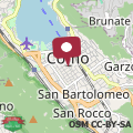 Mappa Appartamento centro Como vicino al lago di Como