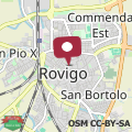 Karte Appartamento centro Rovigo 8 ospiti, 2 bagni