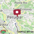 Mappa Appartamento centro storico Perugia Magica Viola