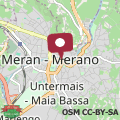 Mapa Appartamento centro terme merano