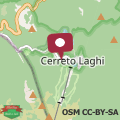 Mapa appartamento CERRETO LAGHI