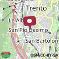 Map Appartamento Claudio nel cuore di Trento